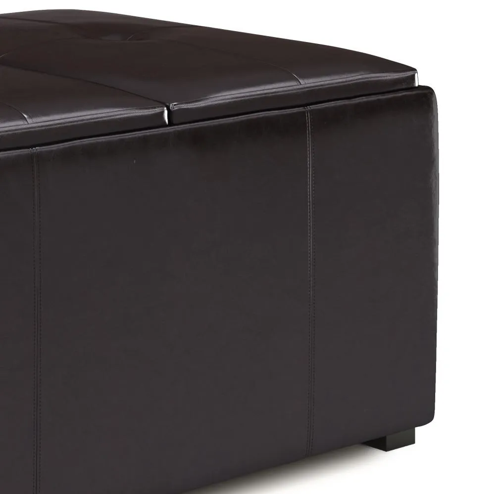 Avalon Small Coffee Table Storage Ottoman