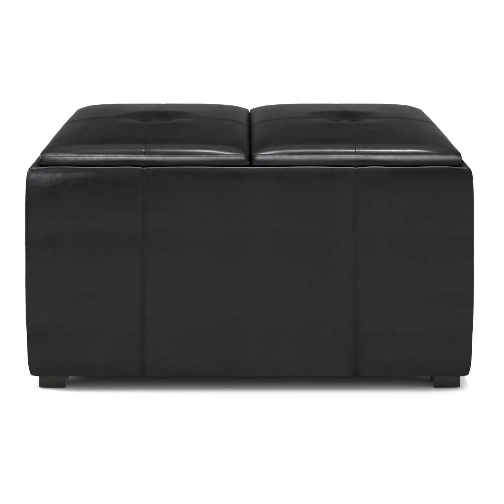 Avalon Small Coffee Table Storage Ottoman
