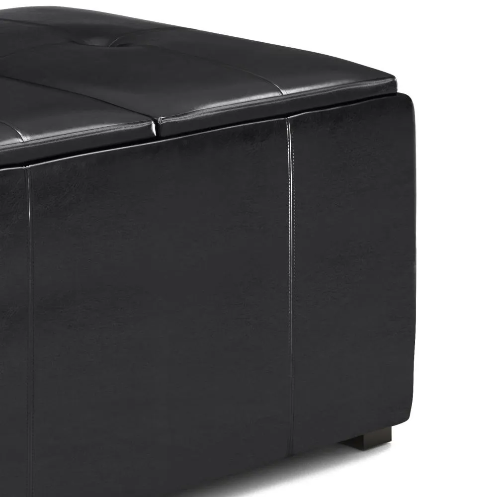 Avalon Small Coffee Table Storage Ottoman