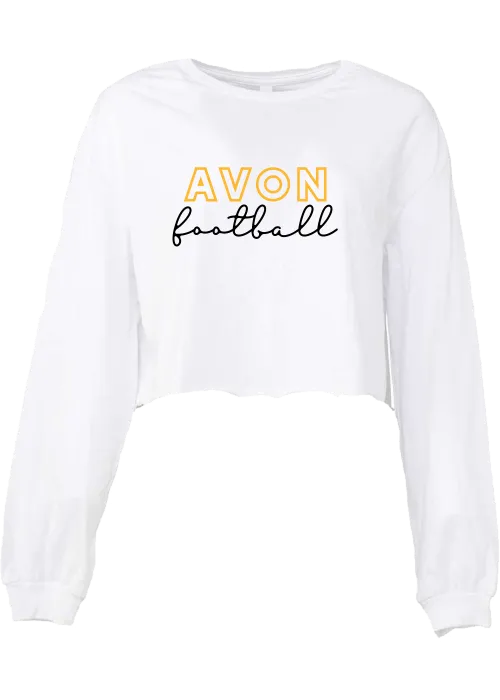 Avon Football Crop Long Sleeve Tee