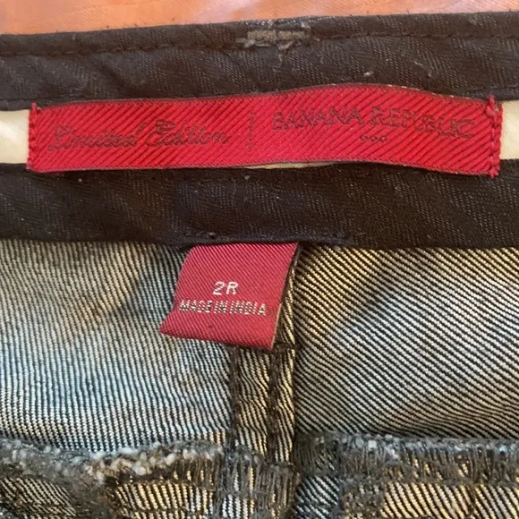 Banana republic flare Womens size 2 blue jeans flare wide leg cotton dark