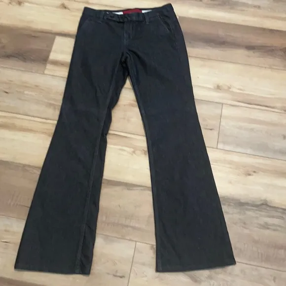 Banana republic flare Womens size 2 blue jeans flare wide leg cotton dark