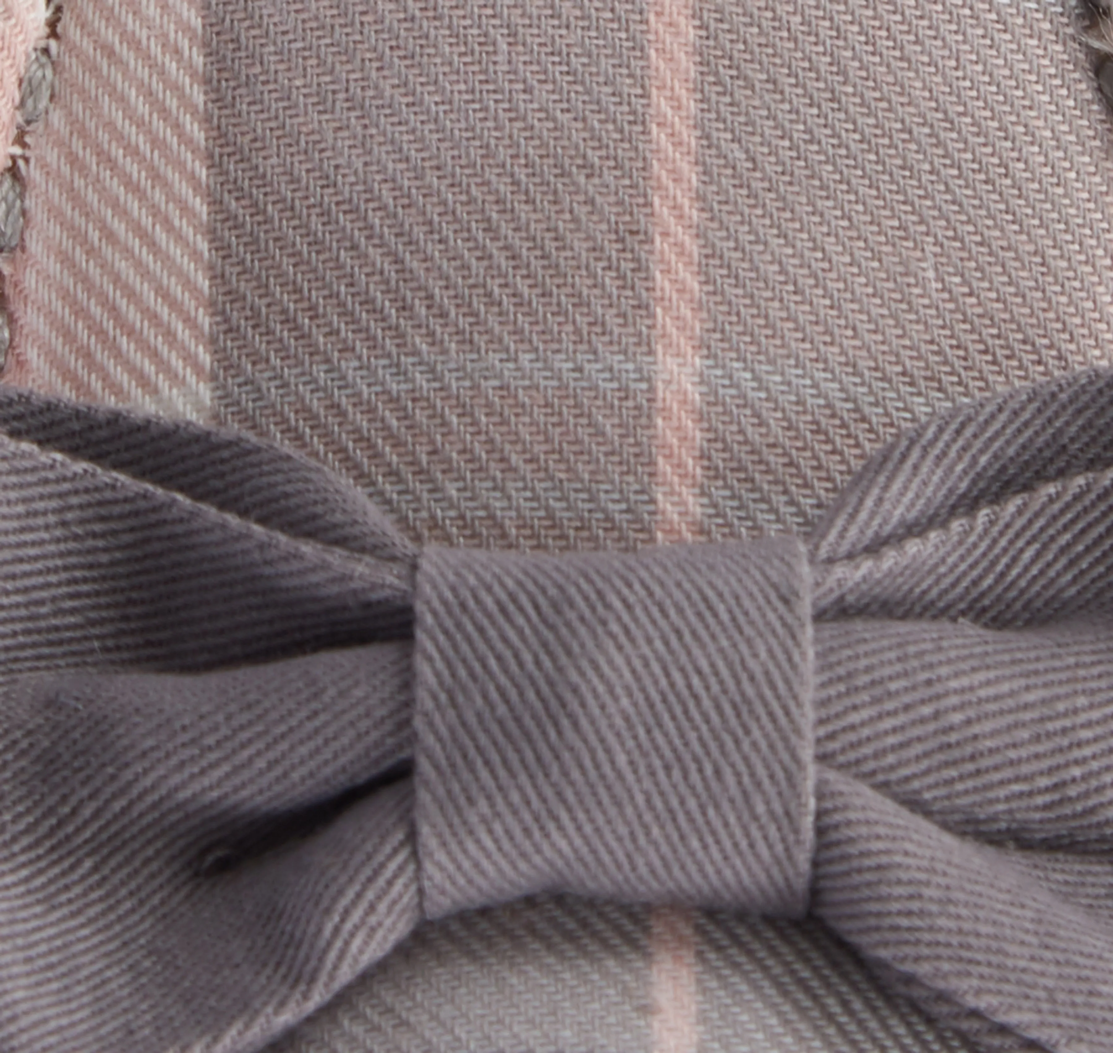 Barbour Sadie Moccasin Slippers - Pink Grey Tartan
