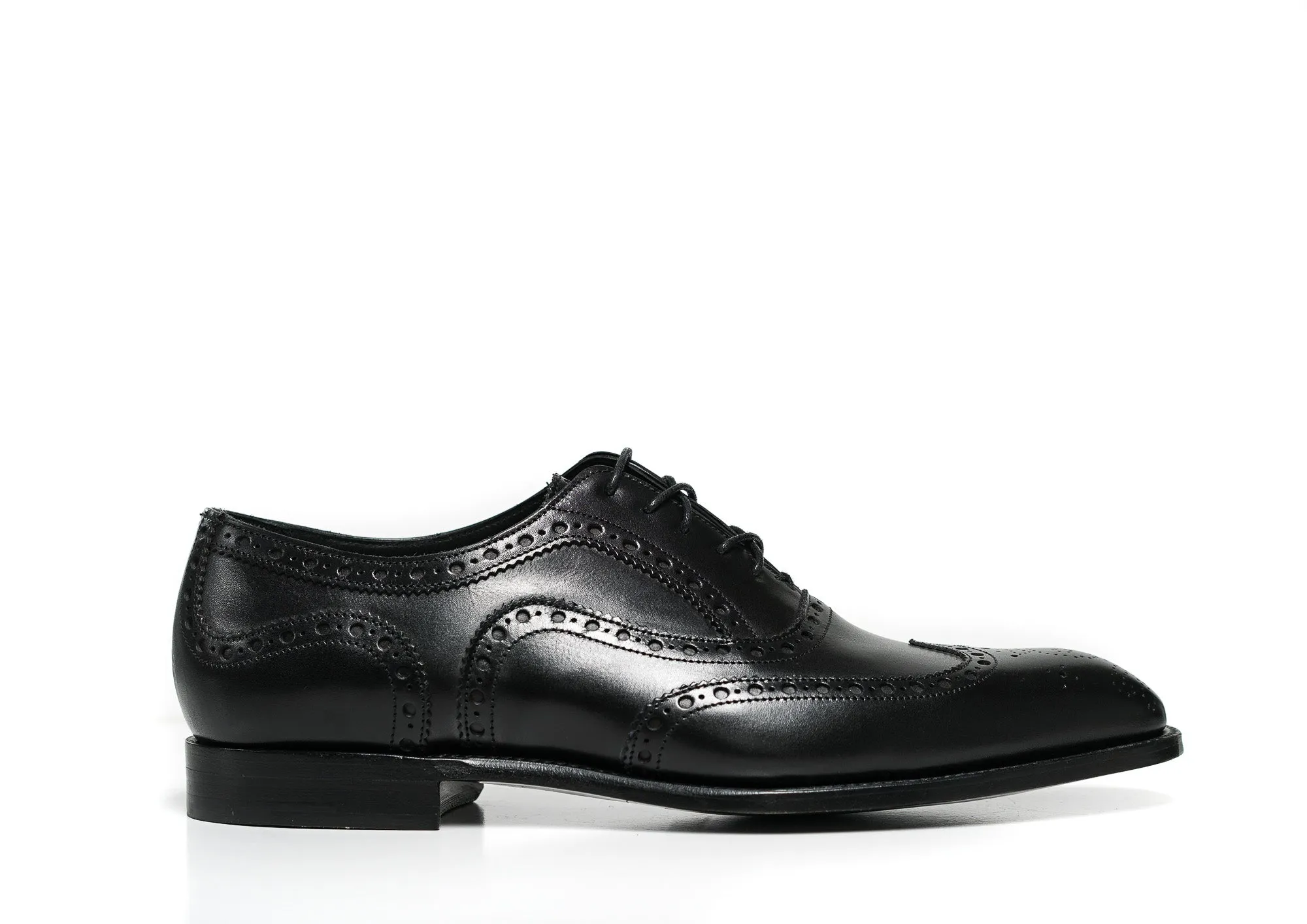 Barker Black Men's Leather Black Archdale Lace Up Shoe 45% off