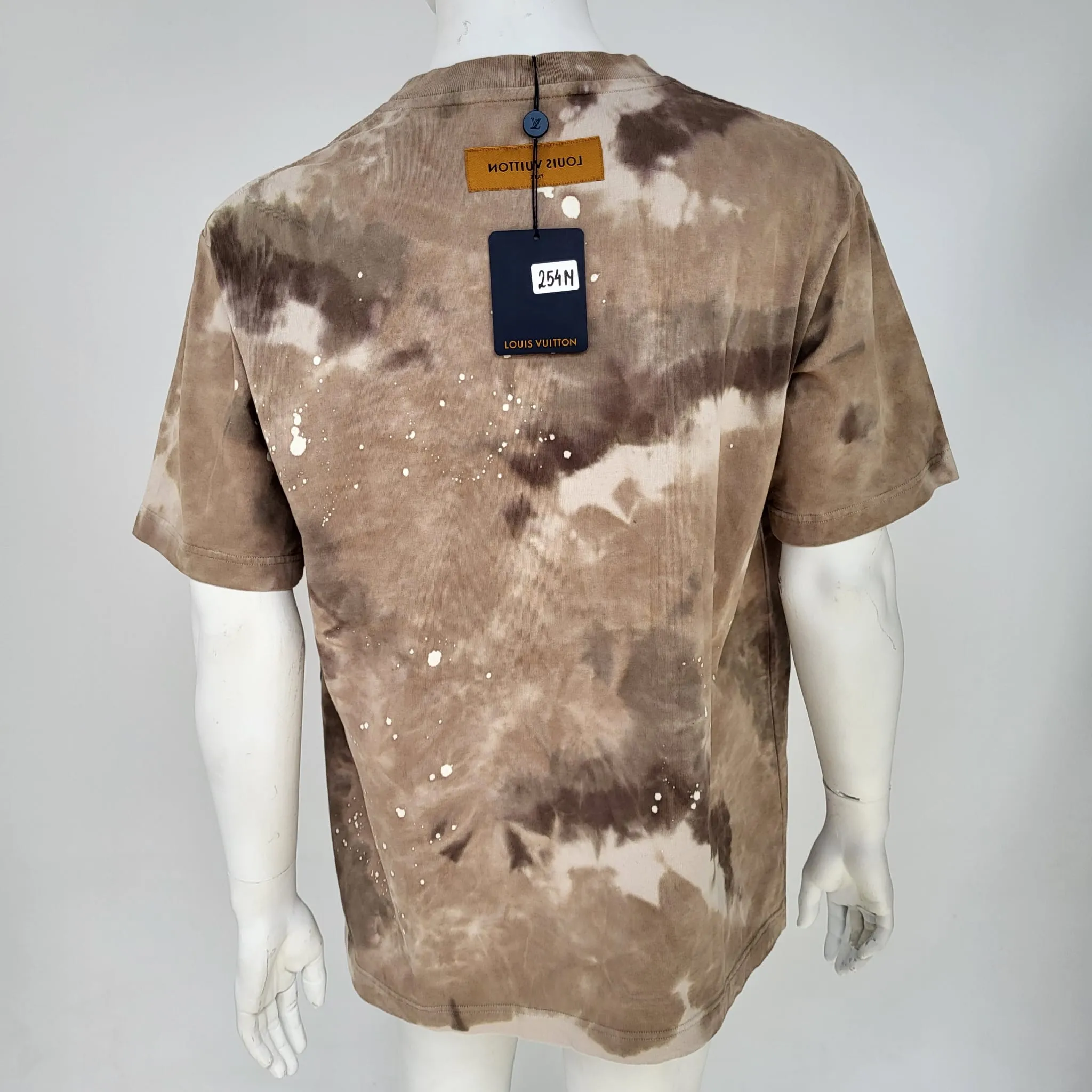 Beige Tie Dye T-Shirt