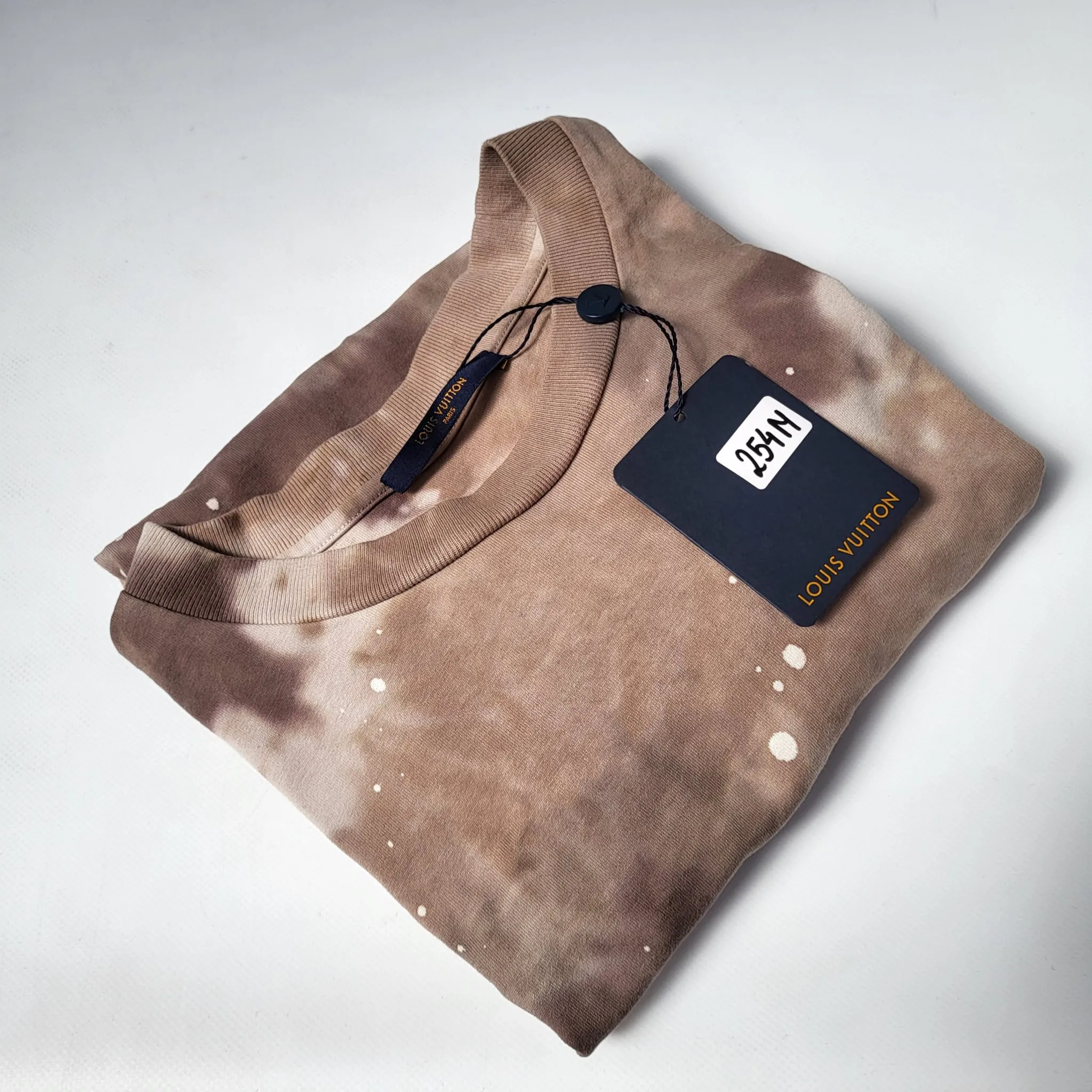 Beige Tie Dye T-Shirt