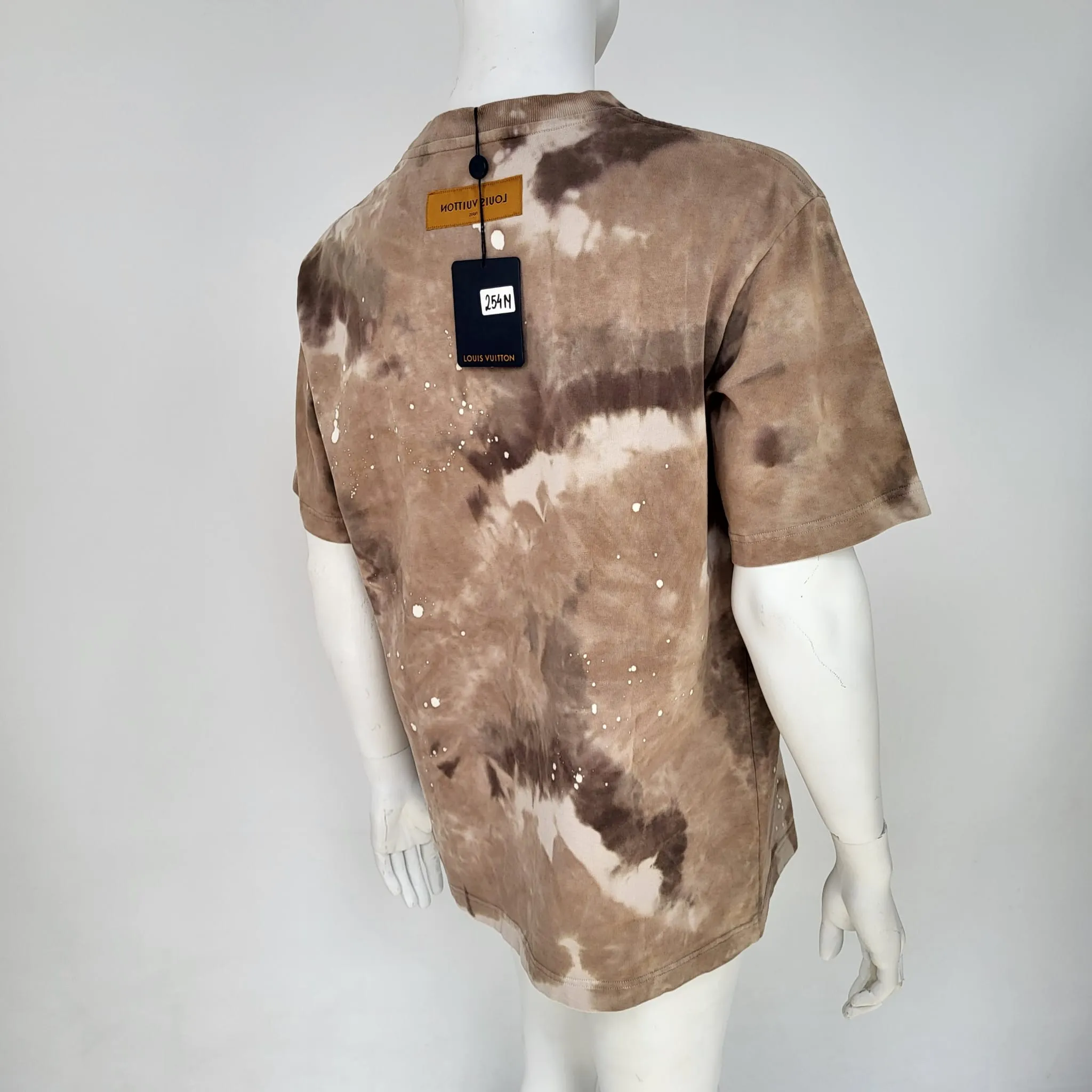 Beige Tie Dye T-Shirt