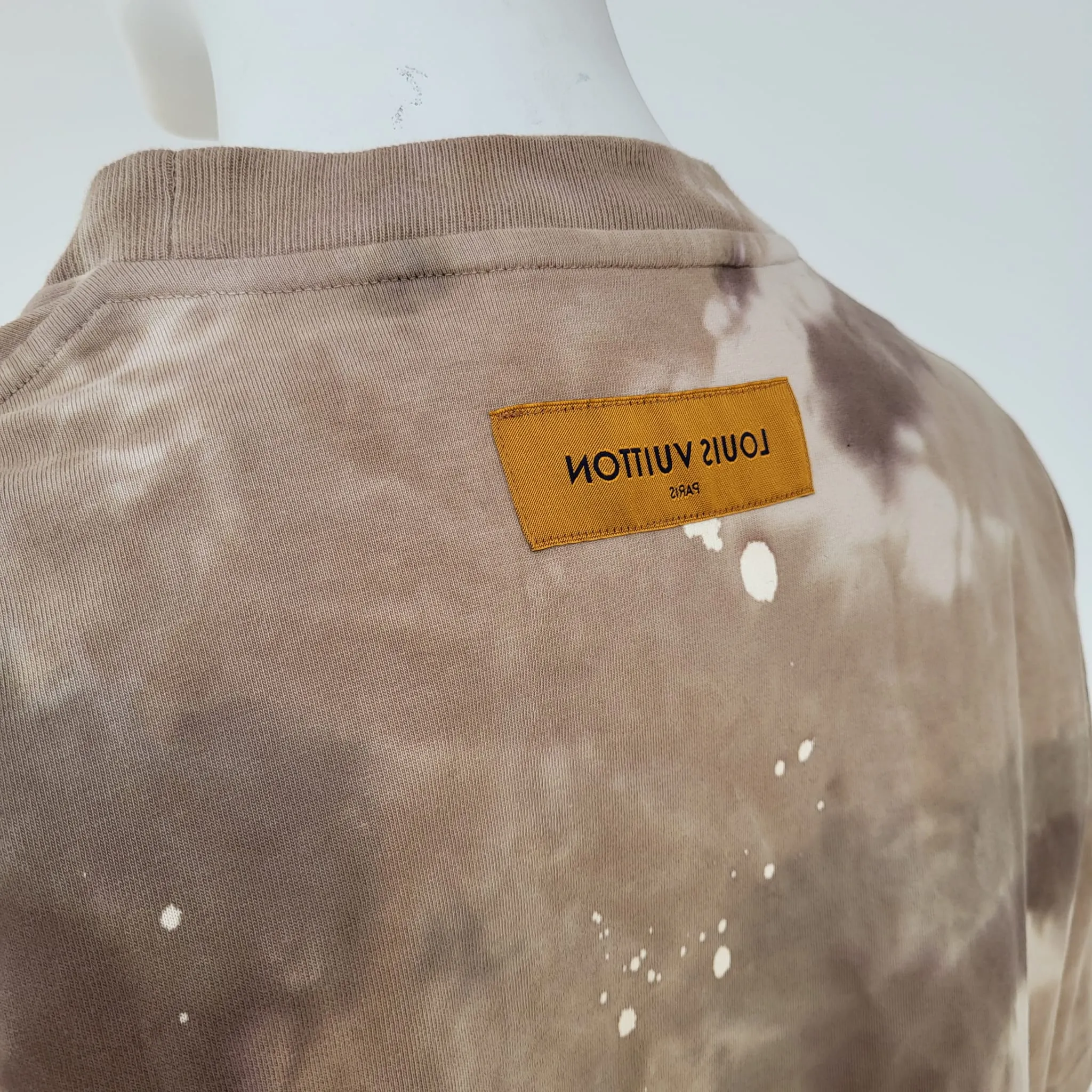 Beige Tie Dye T-Shirt