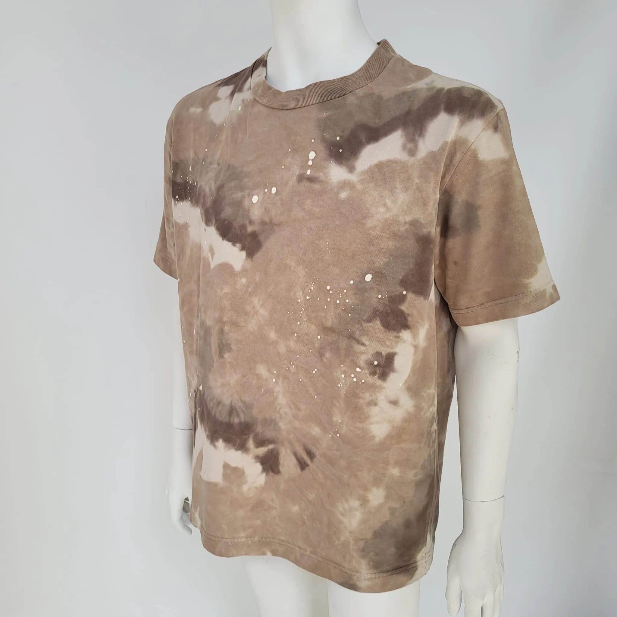Beige Tie Dye T-Shirt