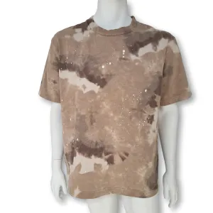 Beige Tie Dye T-Shirt