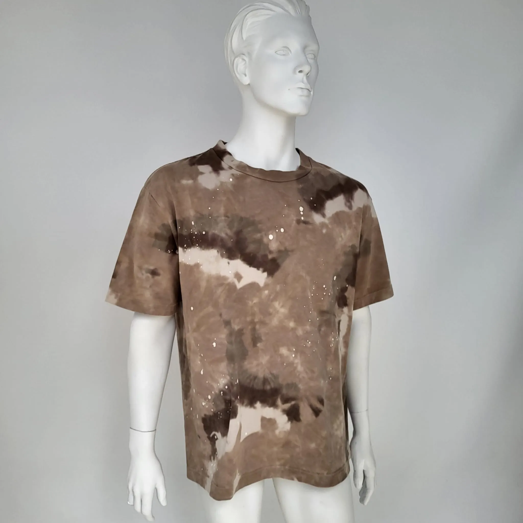 Beige Tie Dye T-Shirt