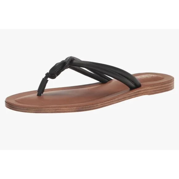 Bella Vita Women's Zev-Italy Flat Sandal - Trendy Knotted Design, Italian-Made
