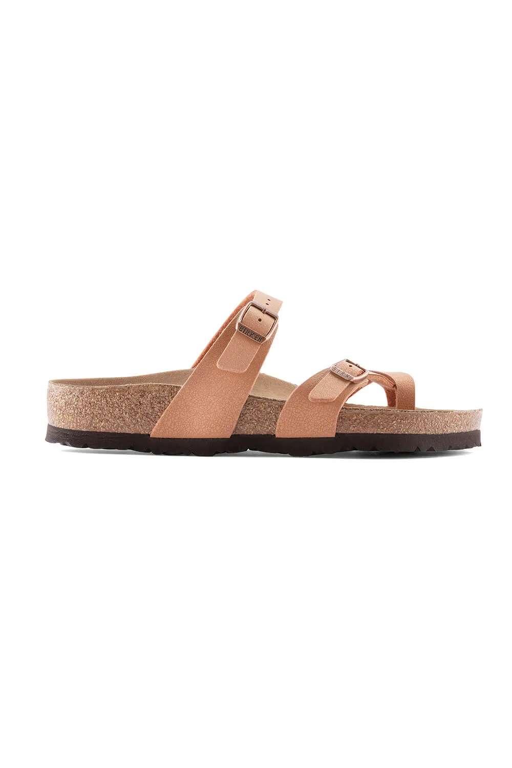Birkenstock Mayari Vegan Birkibuc Sandals for Women in Pecan | 1025007