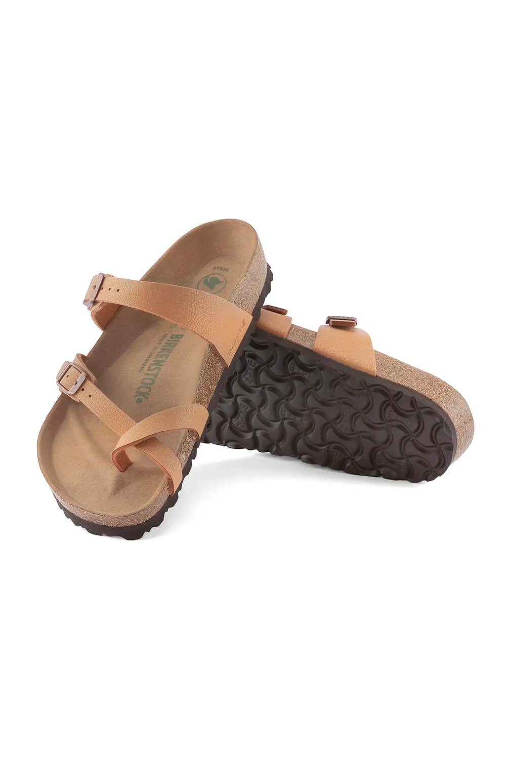 Birkenstock Mayari Vegan Birkibuc Sandals for Women in Pecan | 1025007