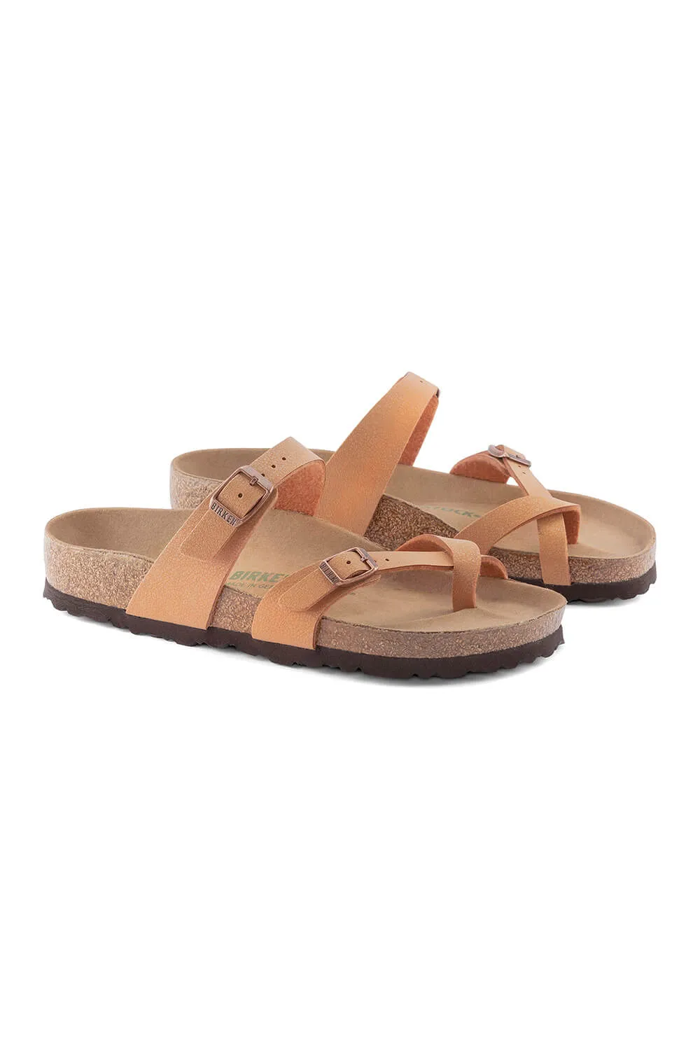 Birkenstock Mayari Vegan Birkibuc Sandals for Women in Pecan | 1025007