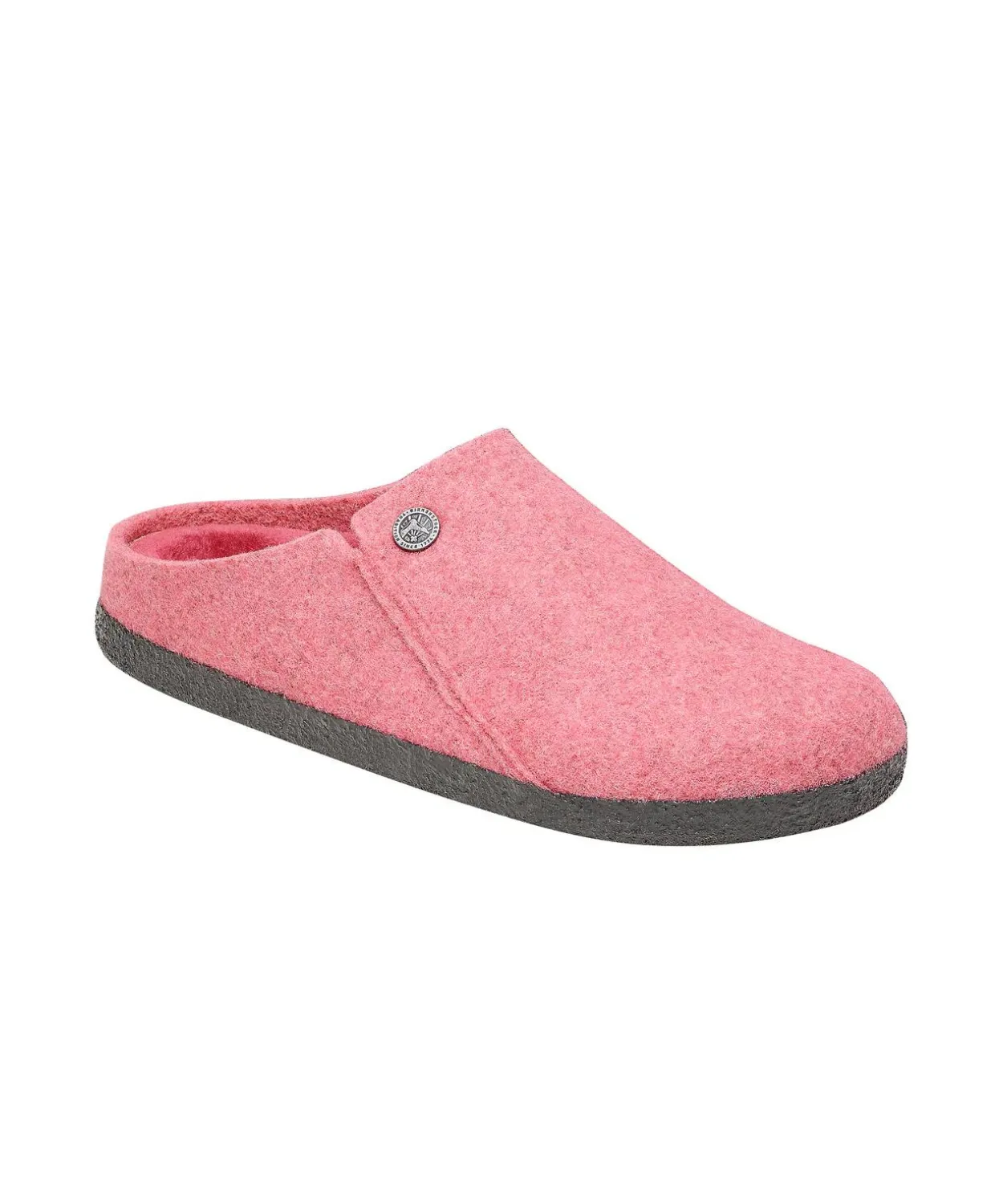 Birkenstock Zermatt Wool Felt Shearling Fuchsia Tulip Clogs