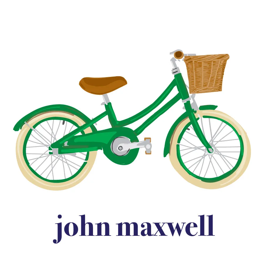 Blue Bike Calling Card