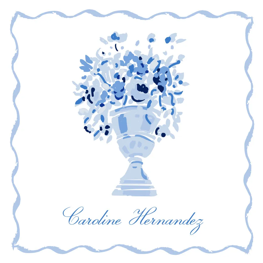 Blue Garden Calling Card