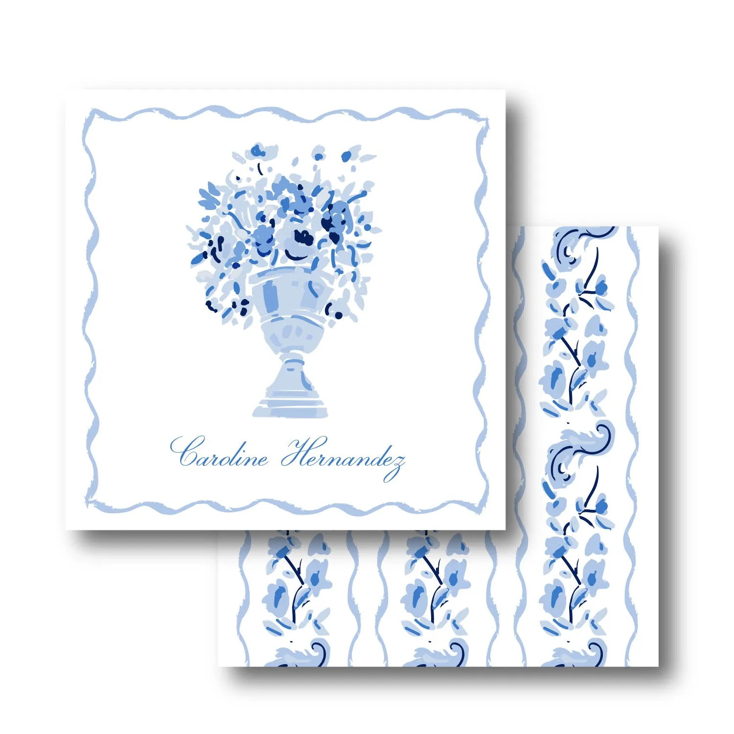 Blue Garden Calling Card