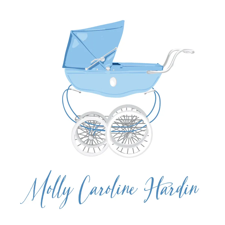 Blue Pram Calling Card