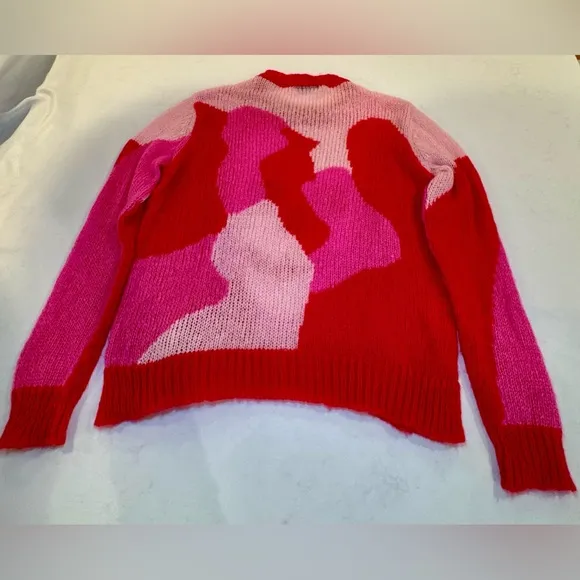Brand New Never Worn Wooden Ships Pink Camo Skull Sweater In Size S/M