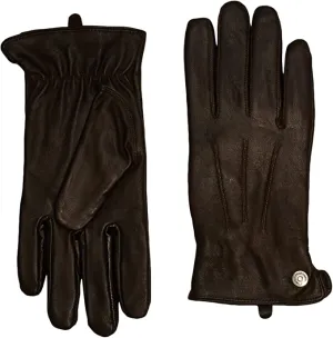 Brand new with tags! Bugatti Men's Gloves, Leather, Black! Sz M!
