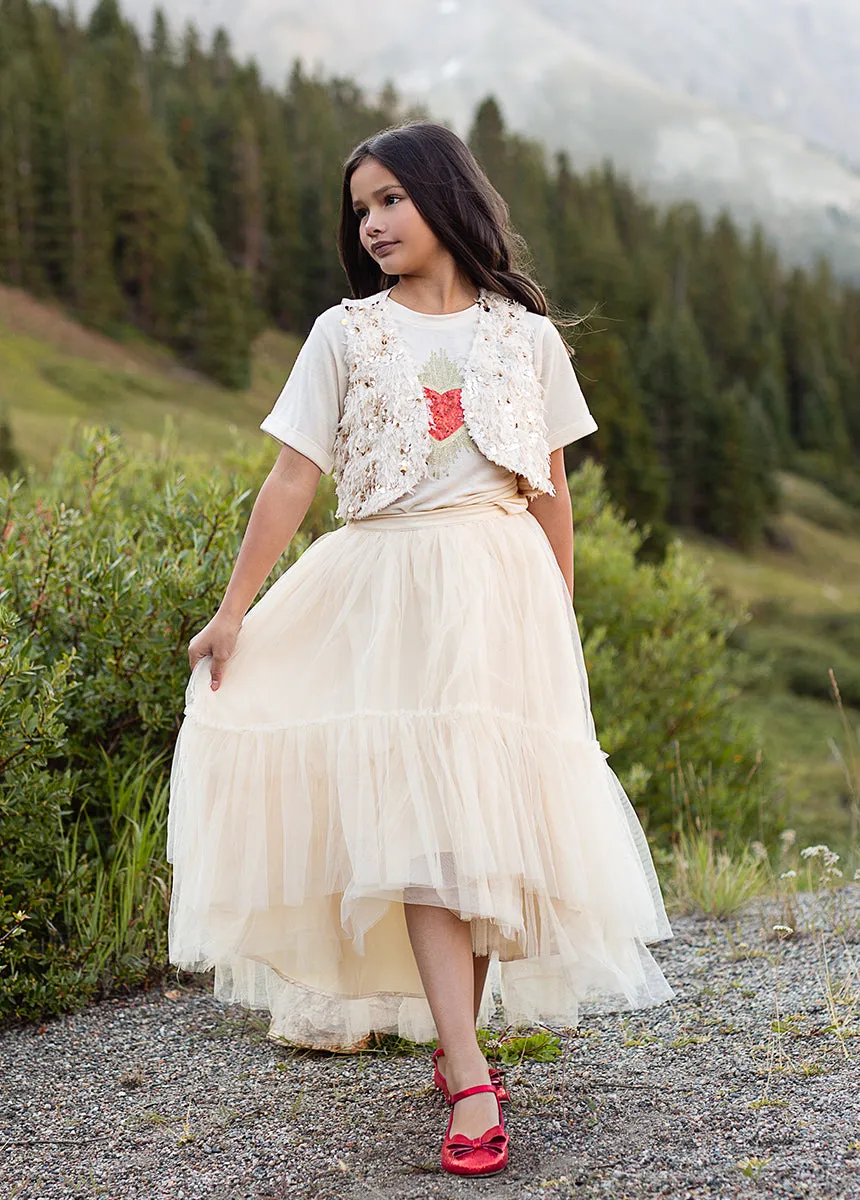 Brigitte Skirt in Ecru