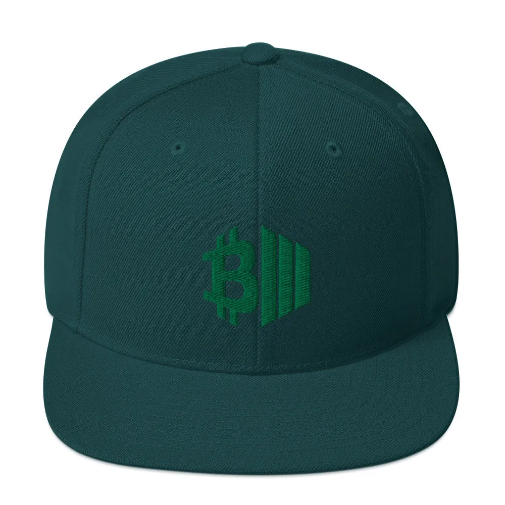 BTCMVMNT Camo Snapback Hat