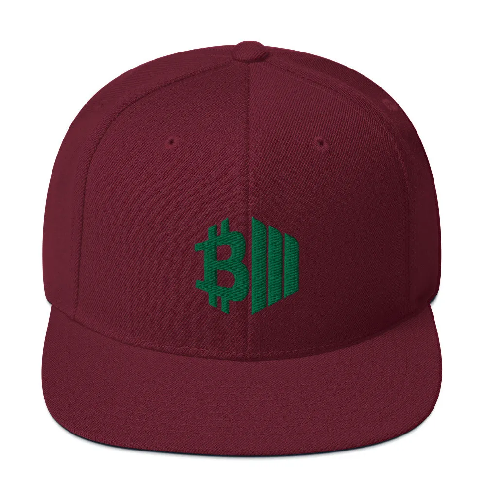 BTCMVMNT Camo Snapback Hat