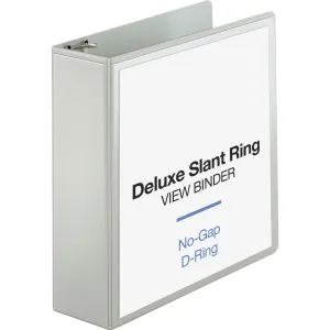 Business Source Deluxe Slant Ring View Binder