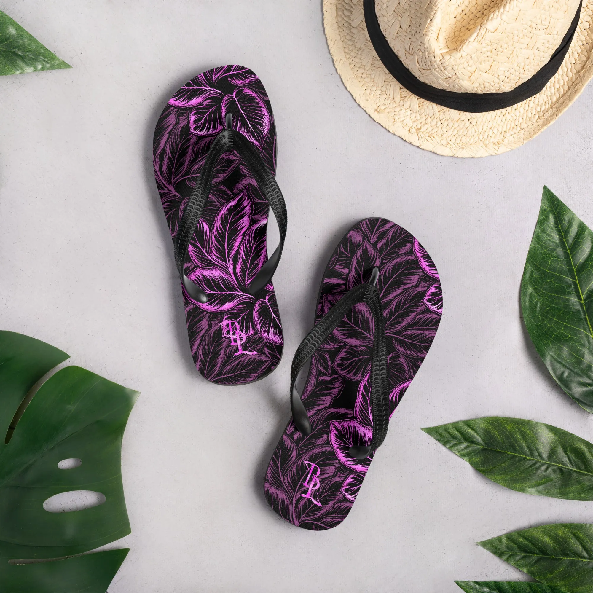 Calathea Couture Flip-Flops