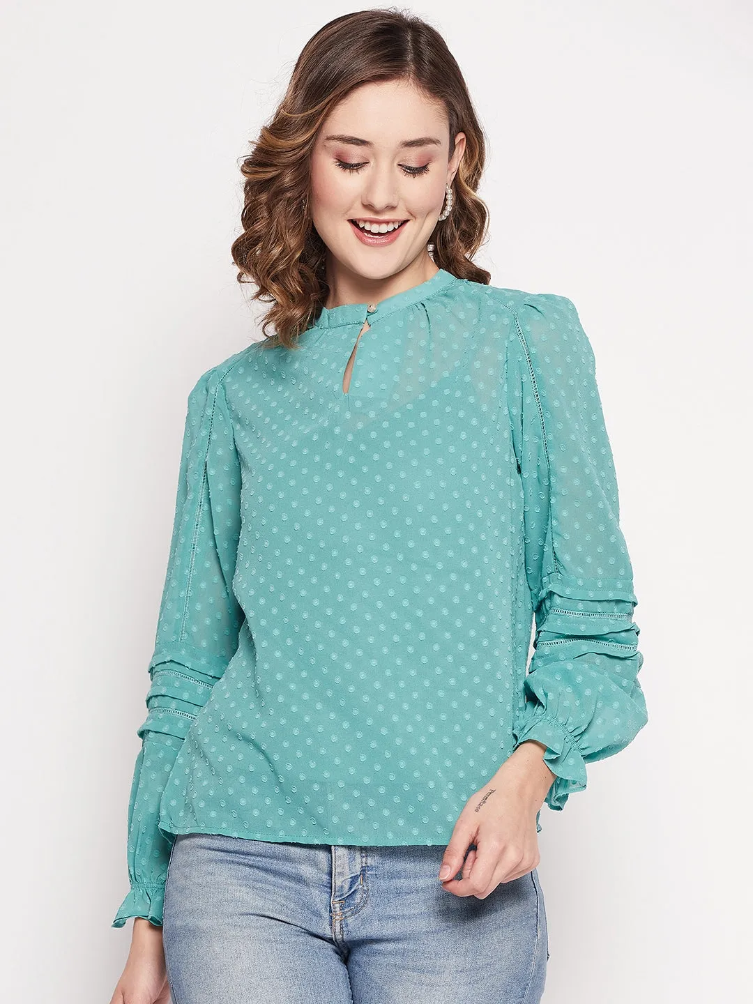Camla Barcelona Green Women Top