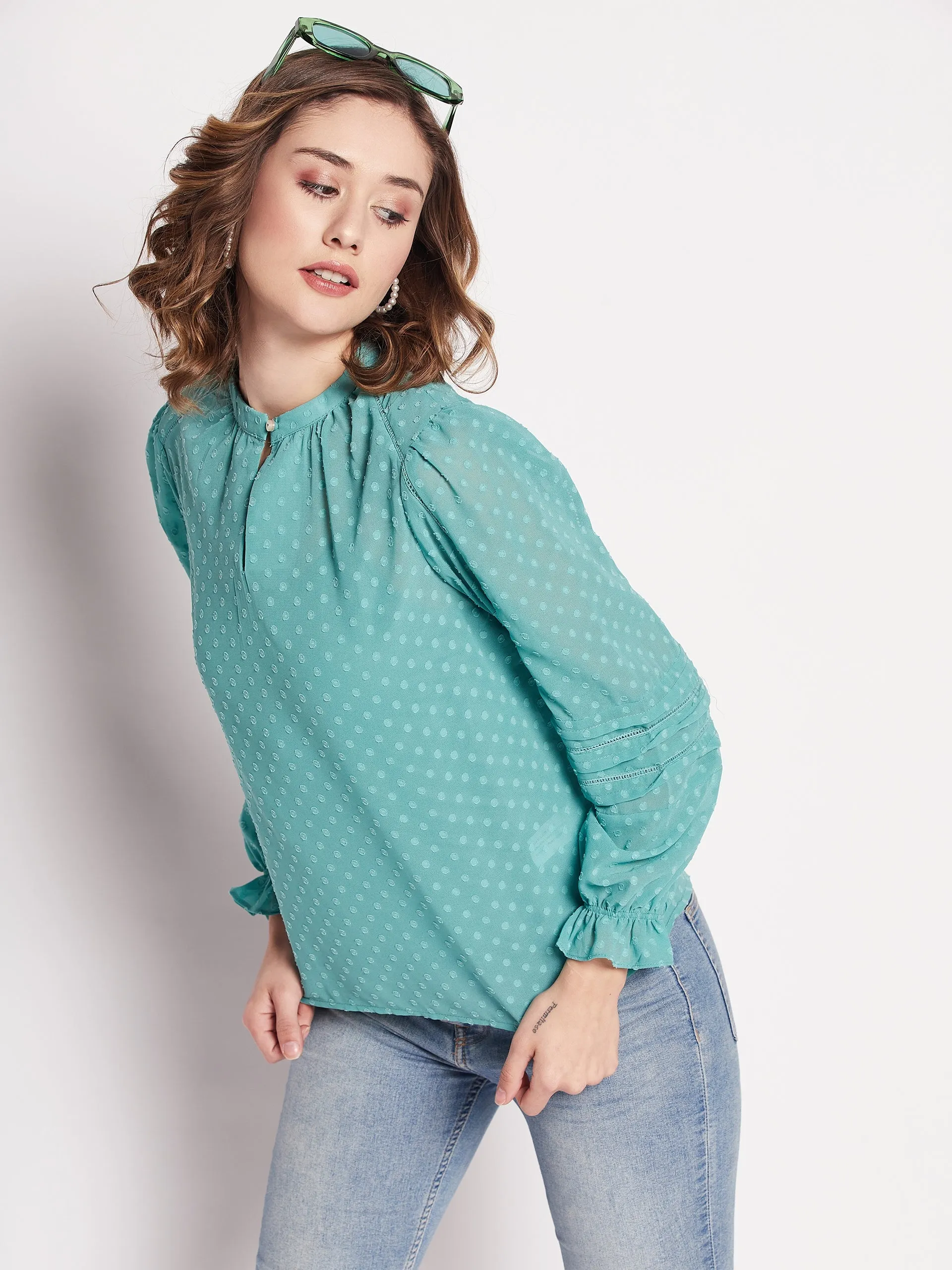 Camla Barcelona Green Women Top