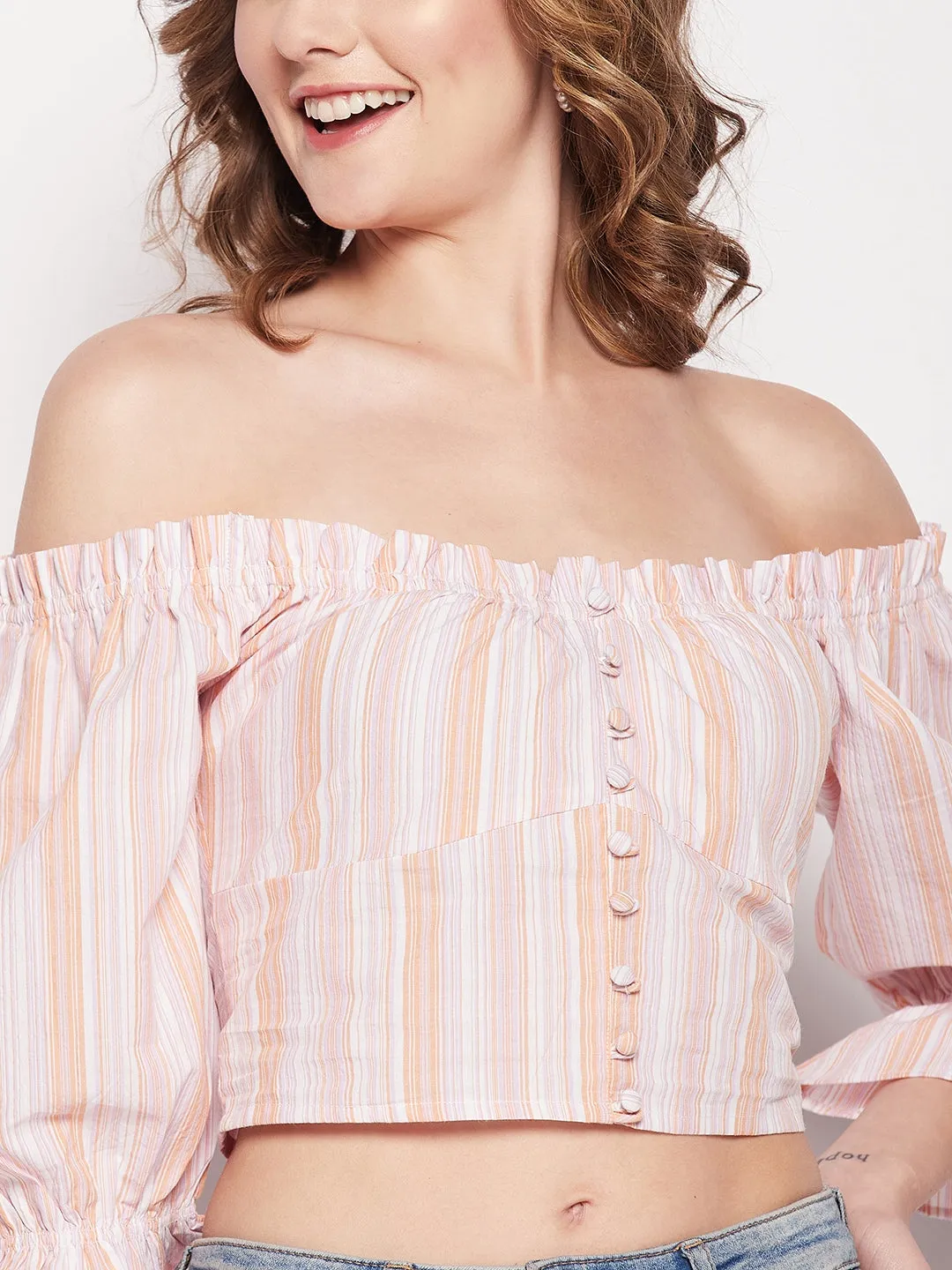 Camla Barcelona Peach Women Top