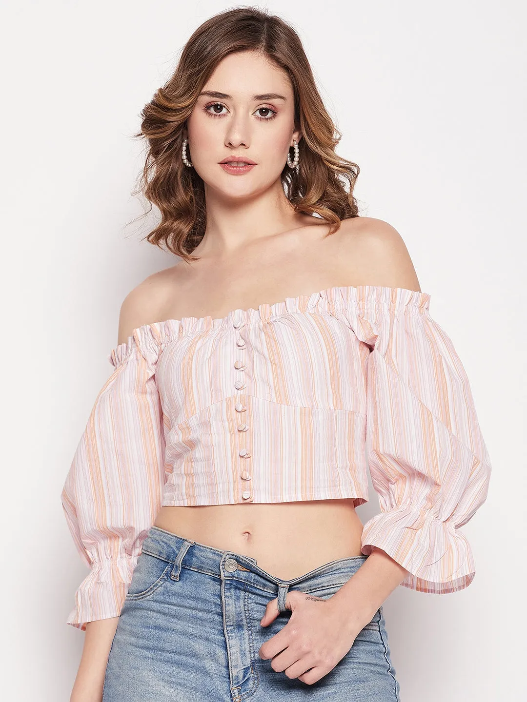 Camla Barcelona Peach Women Top