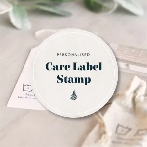 Care Label Stamp