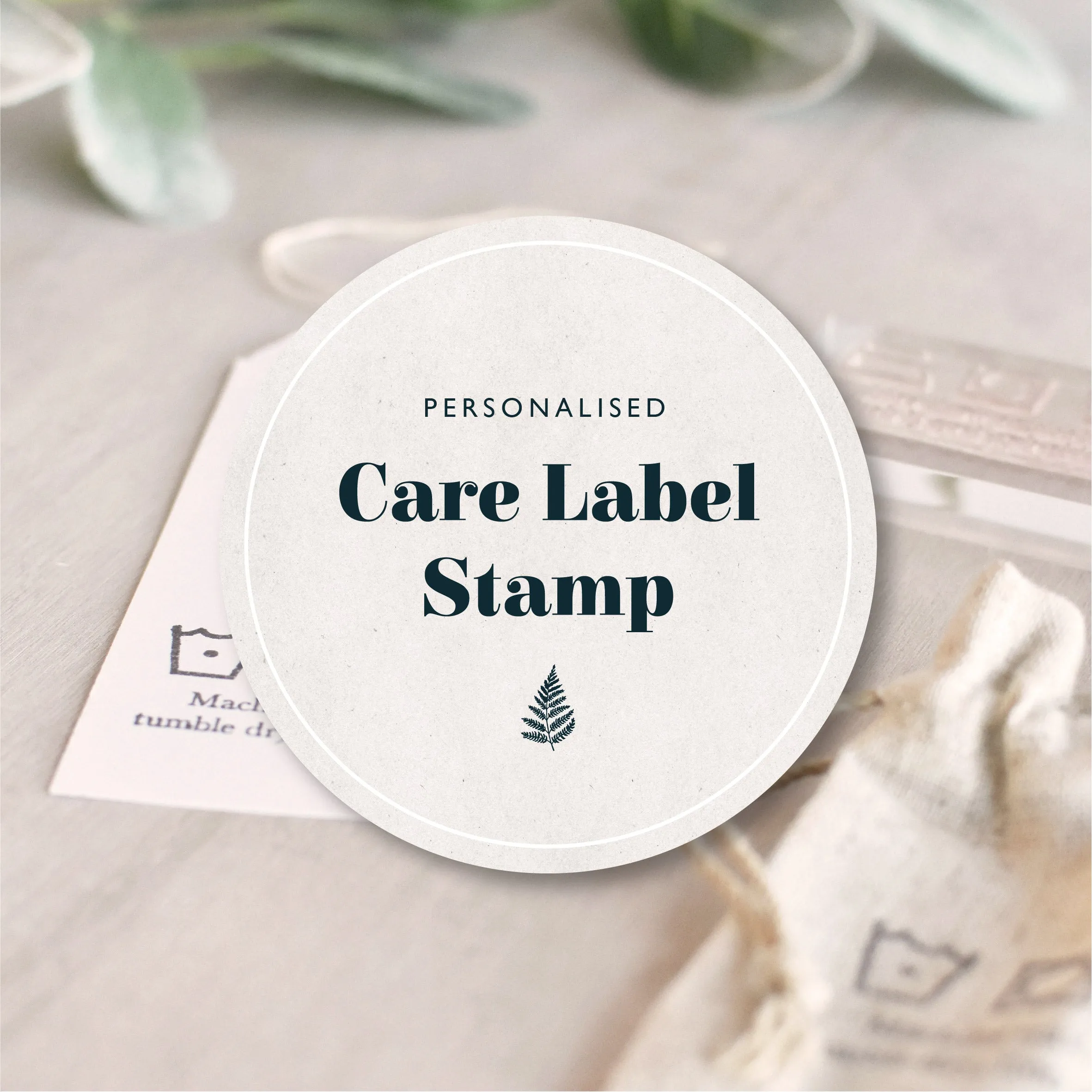 Care Label Stamp