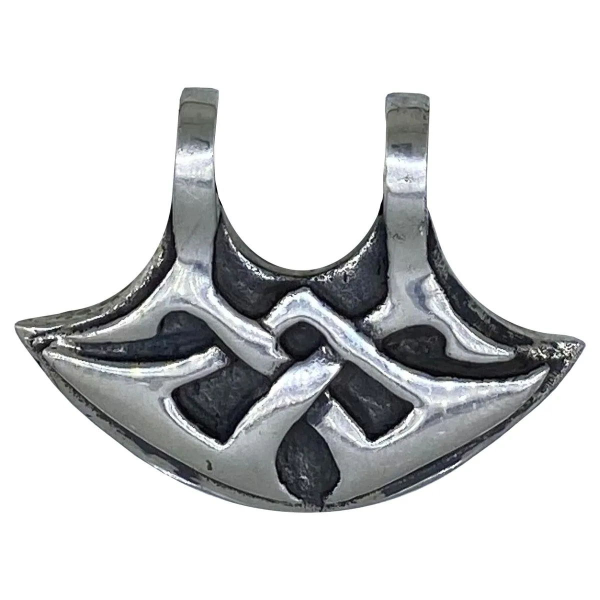 Celtic Axe on Leather Necklace