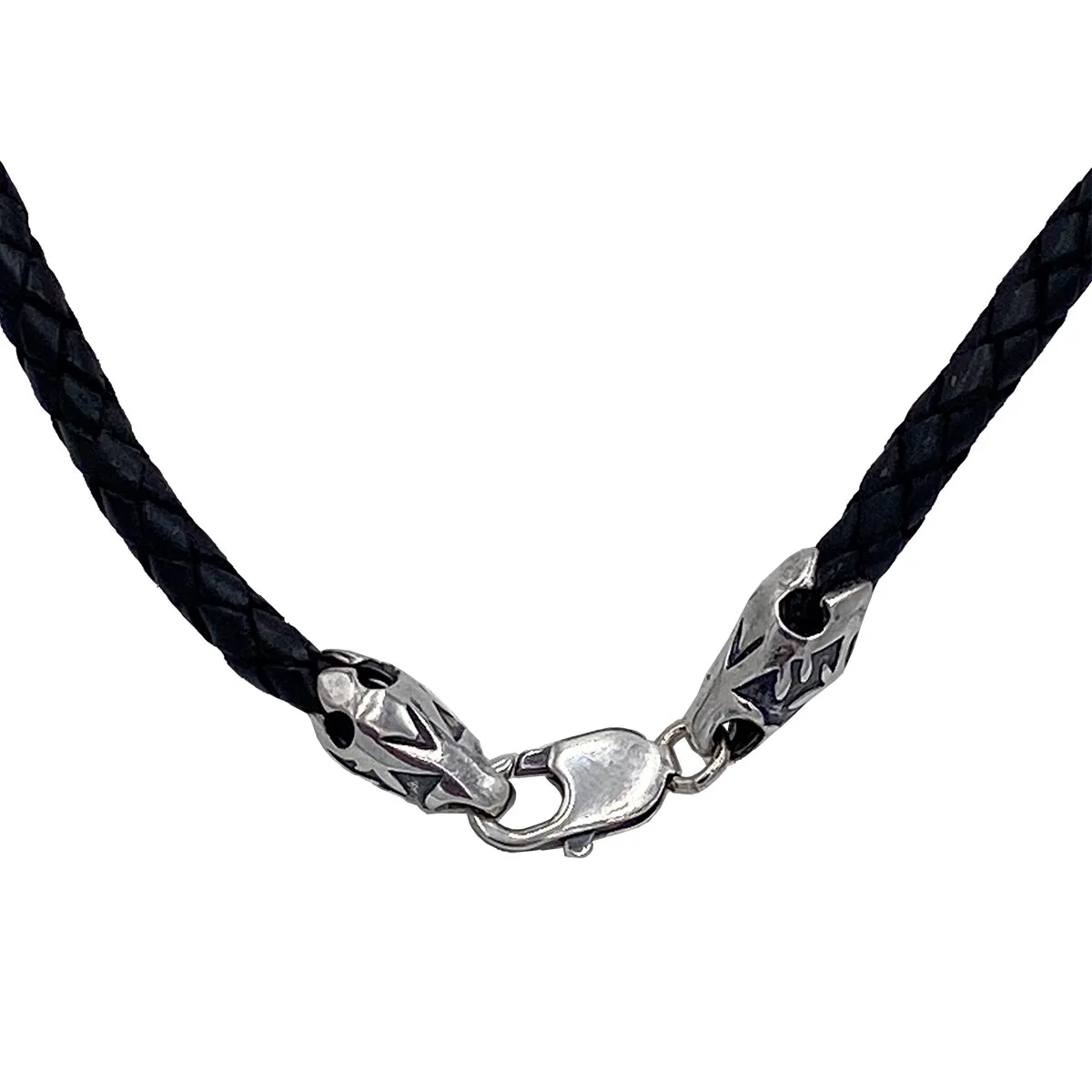 Celtic Axe on Leather Necklace