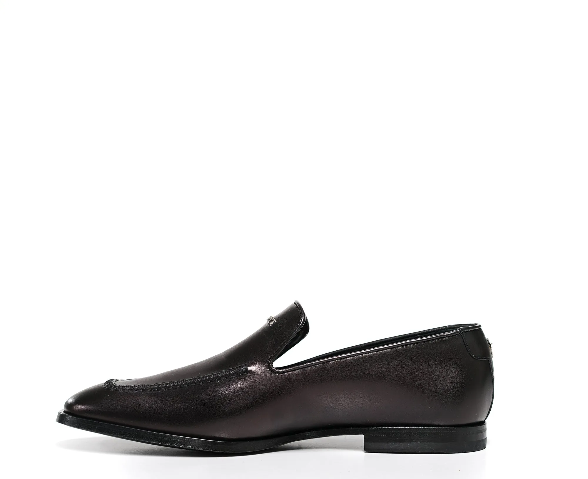 Cesare Paciotti Men's Leather Baby Lux Slip On Shoe 57204BL