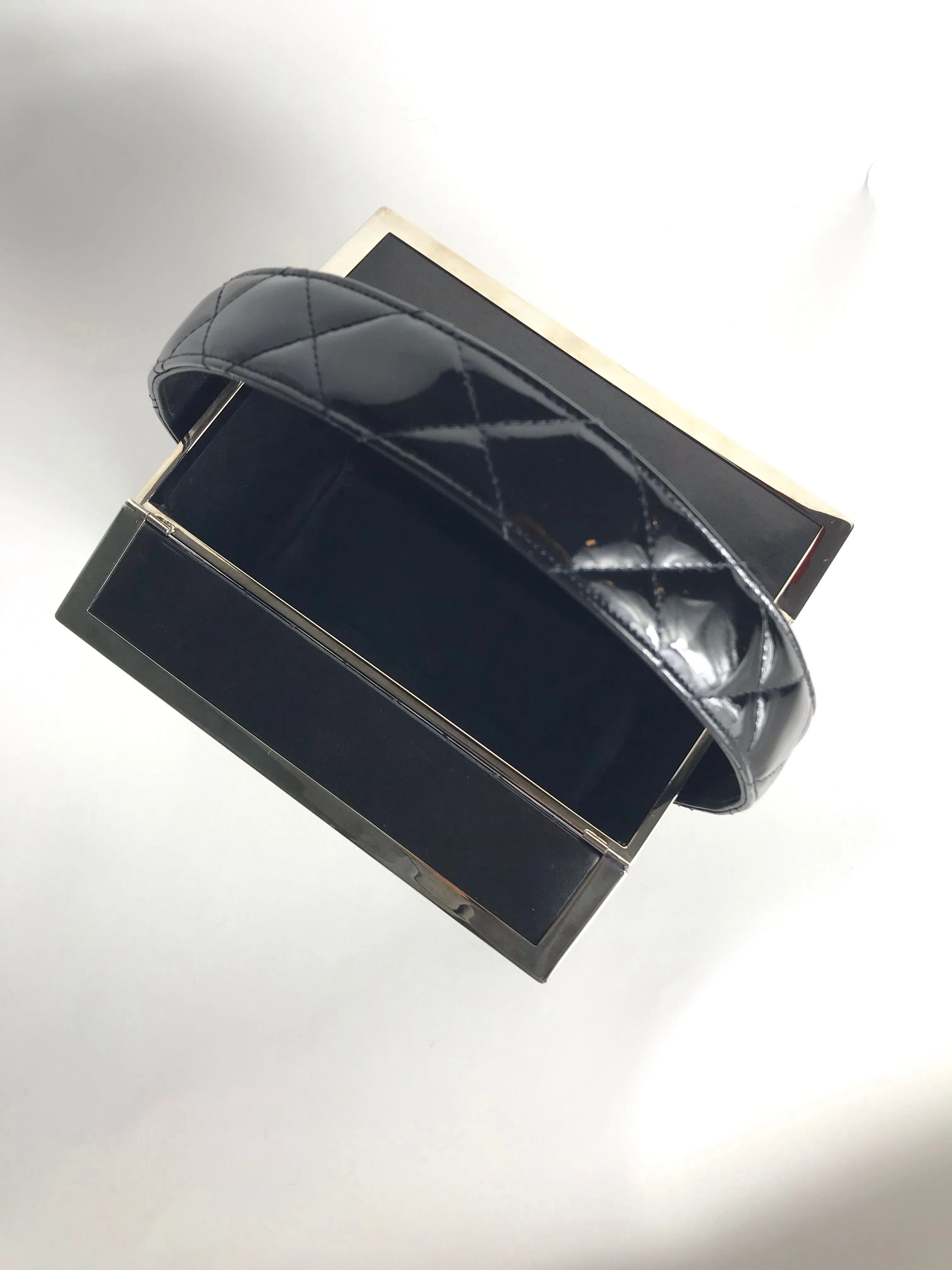 CHANEL Patent Box Bag, 1990s