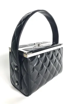 CHANEL Patent Box Bag, 1990s
