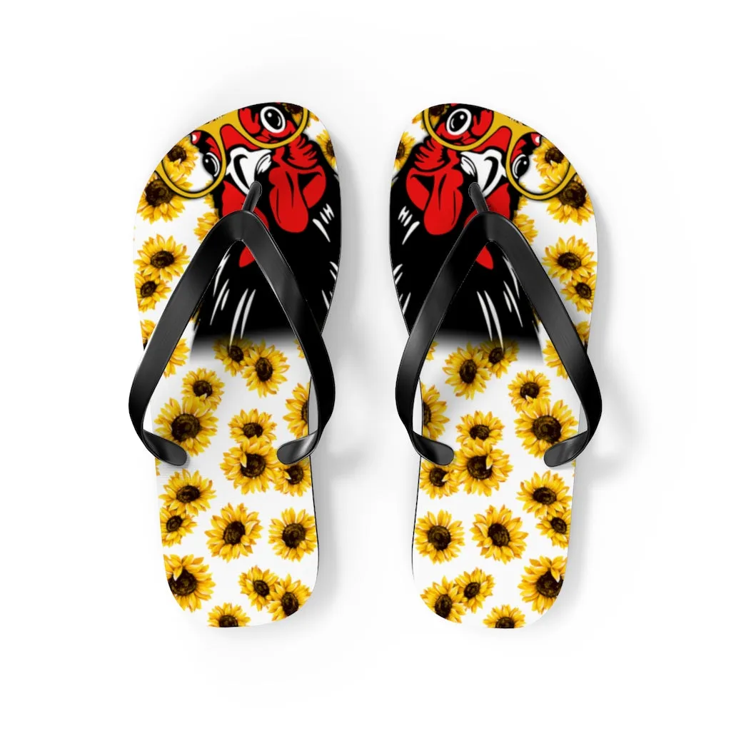 Chicken Flip Flops With Sunflower