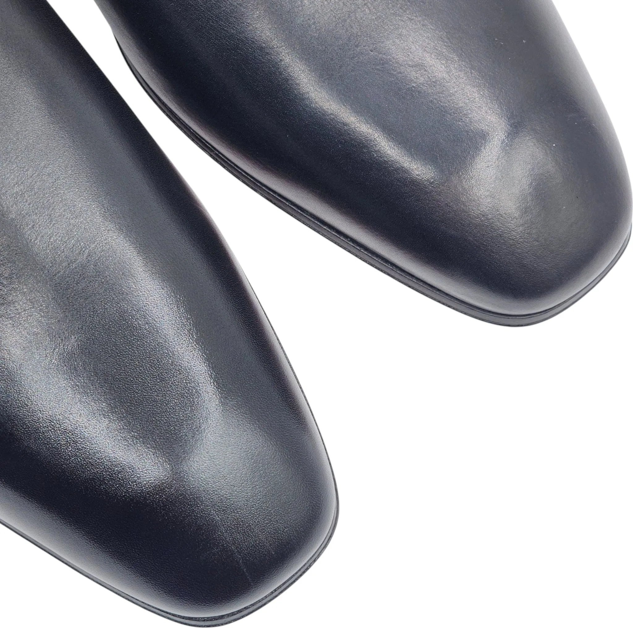 Christian Louboutin Roadie Flat Boots - Leather - Black - EU 45.5 / 12.5