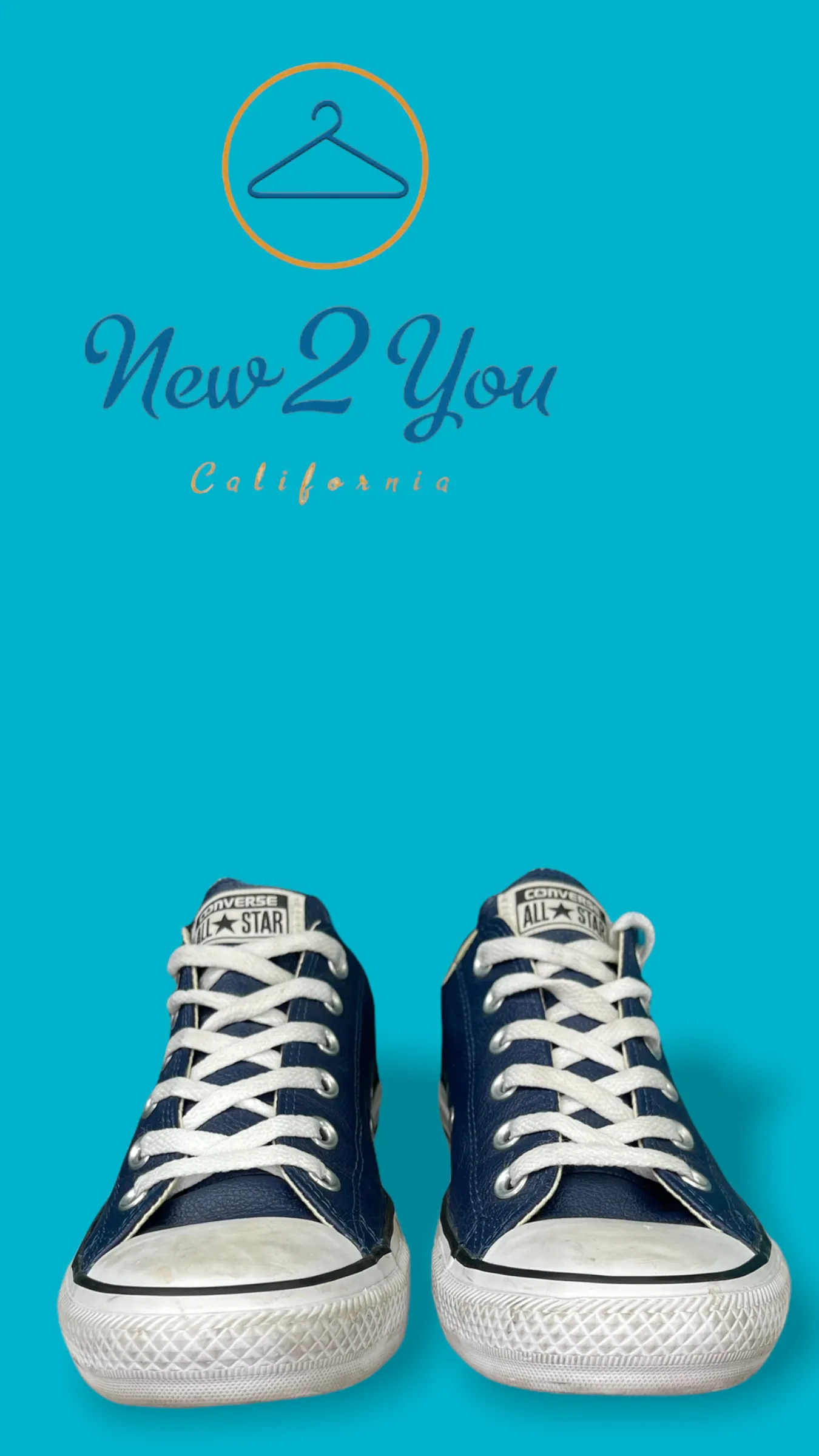 Chuck Taylor All Star Leather Ox 'Navy'