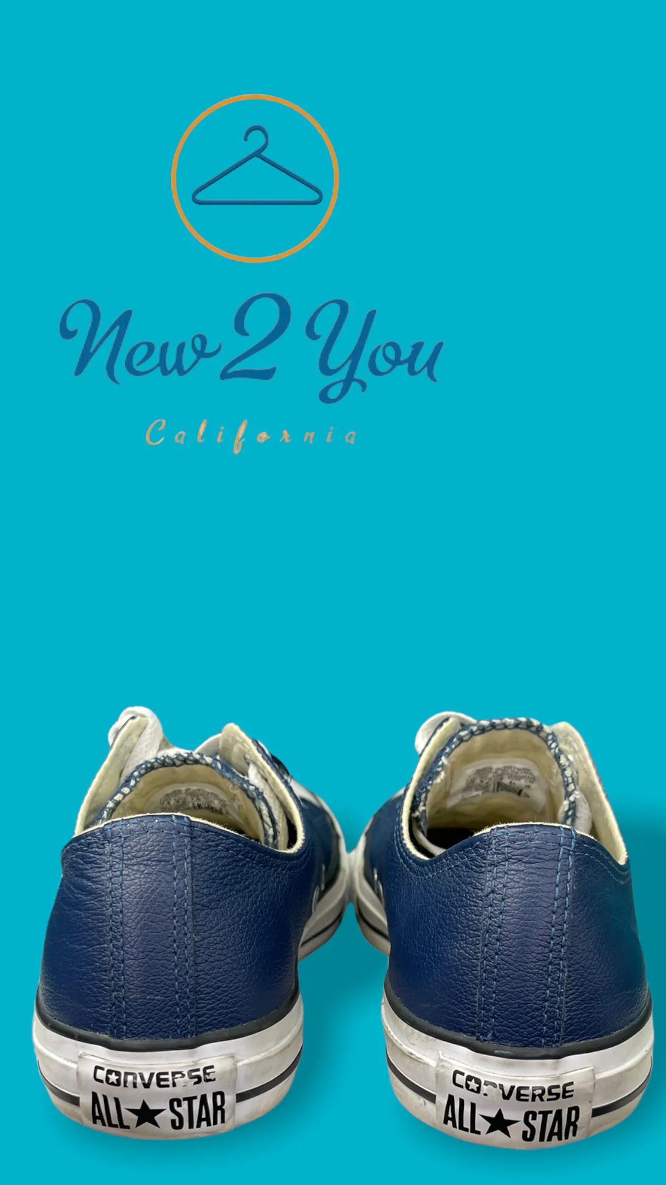 Chuck Taylor All Star Leather Ox 'Navy'