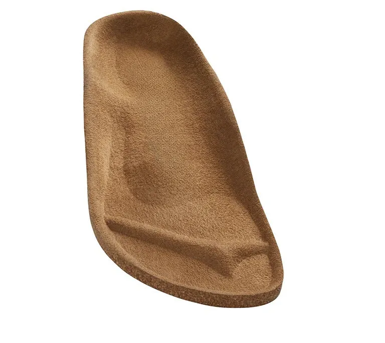 Classic Brown Leather Double Strip Ease Comfort Slippers - Slippers
