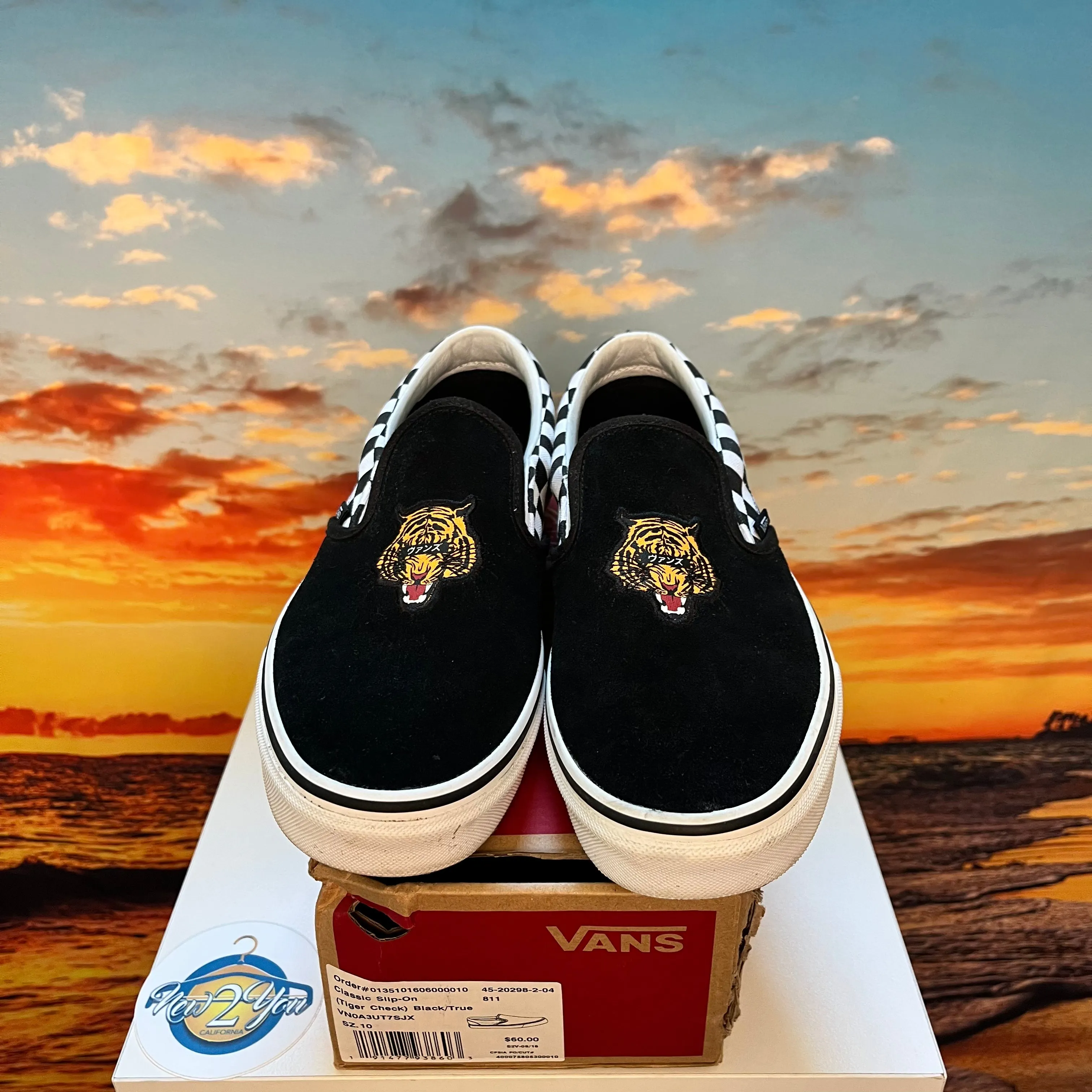Classic Slip-On 'Tiger Check'