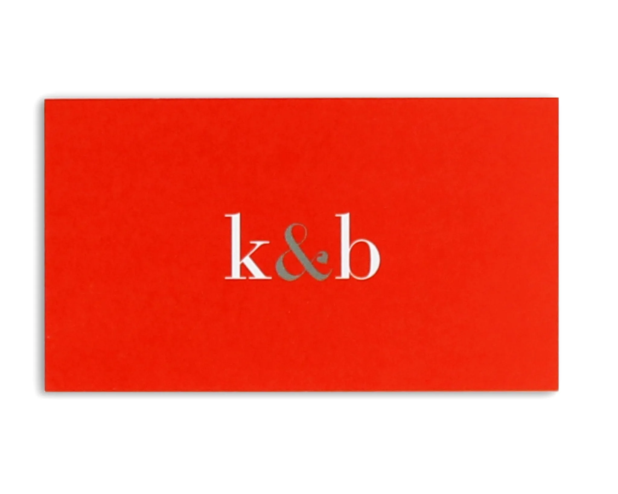 Classico Couple Monogram Business Card