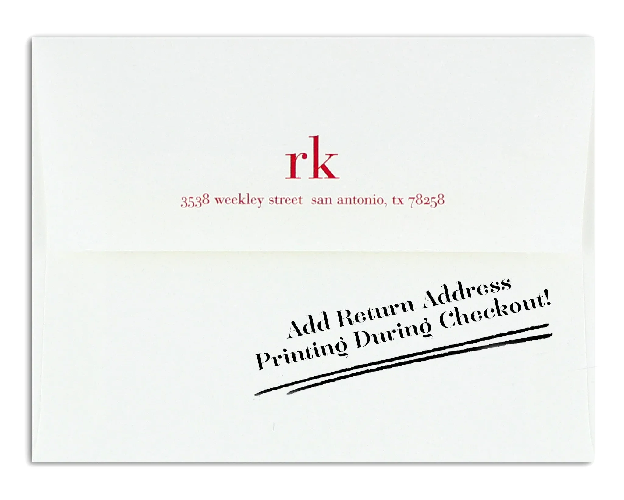 Classico Monogram Notecard & Business Card Set